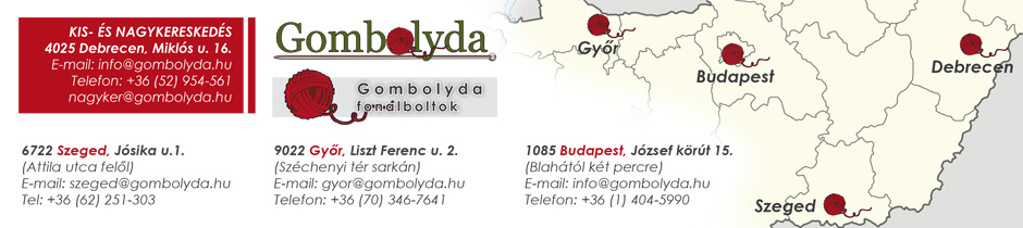 Gombolyda Fonalboltok